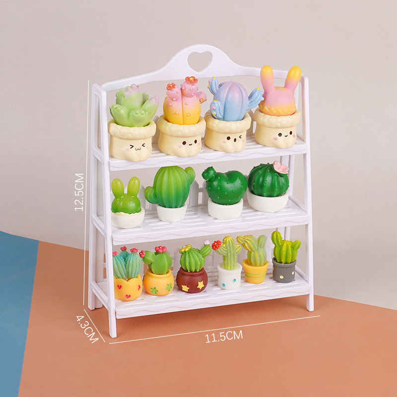 Supply Florist - 1Pc 1/12 Dollhouse Display Shelf Bread