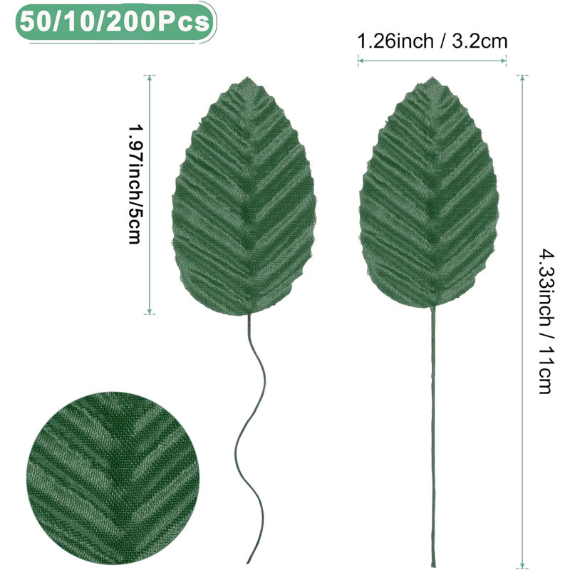 50/100/200Pcs Artificial Silk  - огляд і ціна Florist Supply Bulk