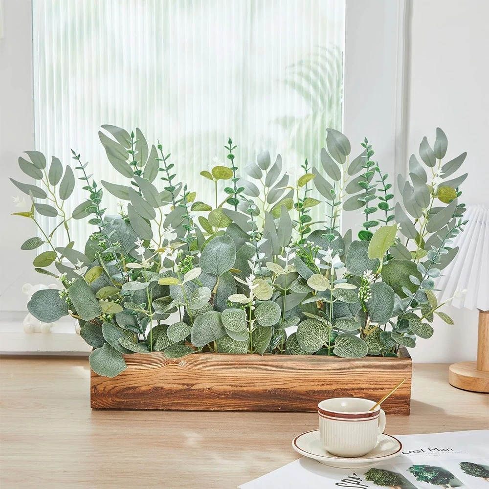 20pcs Eucalyptus Leaves Stems  - огляд і ціна Florist Supply Bulk