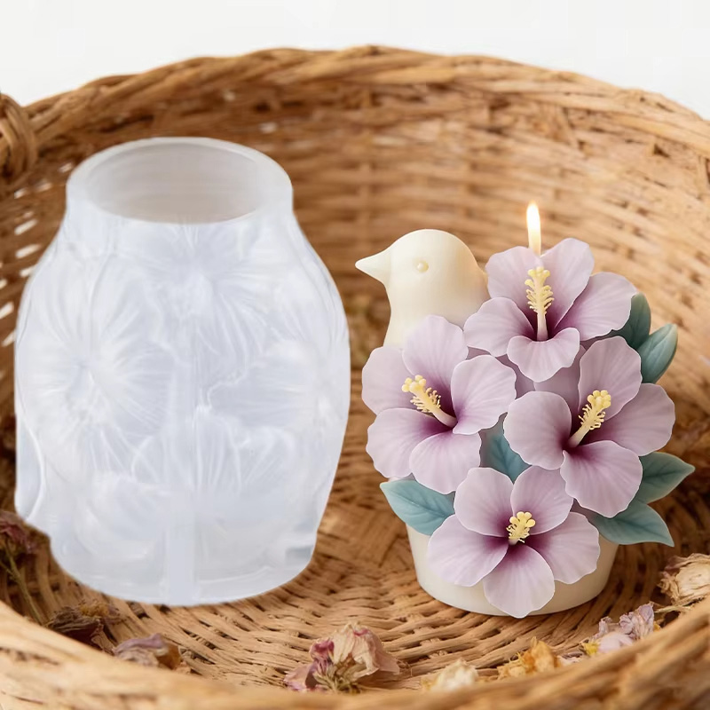 3D Flower Candle Silicone Mold - огляд і ціна Florist Supply Vases